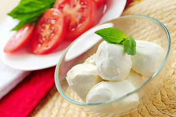 Image showing Bocconcini cheese