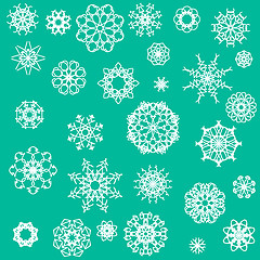 Image showing Snow Flakes