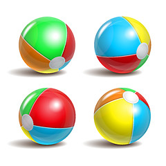 Image showing Beach balls