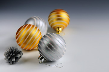 Image showing Christmas ornaments