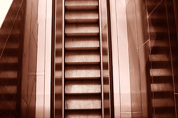 Image showing Escalators