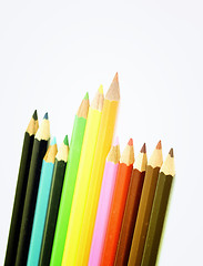 Image showing Close-up pencil.