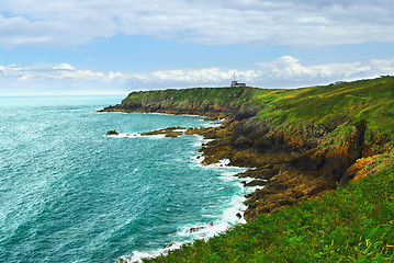 Image showing Atlantic coast in Brittany