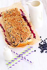 Image showing blueberry cake 