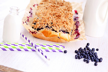 Image showing blueberry cake 