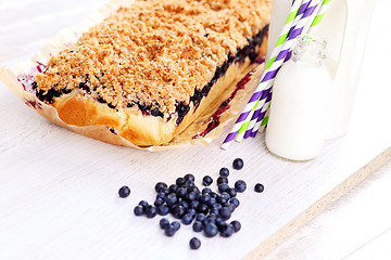 Image showing blueberry cake 