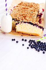 Image showing blueberry cake 