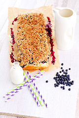 Image showing blueberry cake 