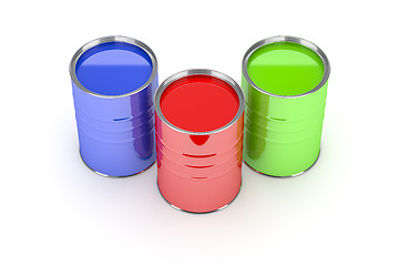 Image showing paint cans