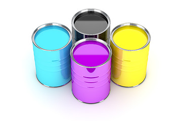 Image showing paint cans