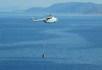 Image showing Firehelicopter on mission I