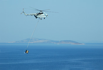 Image showing Firehelicopter on mission II