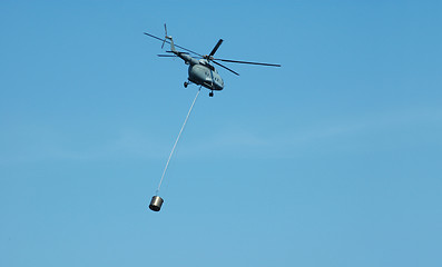 Image showing Firefighting helicopter