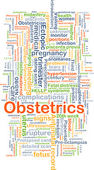 Image showing Obstetrics background concept
