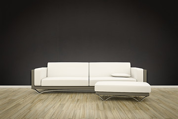 Image showing sofa floor background