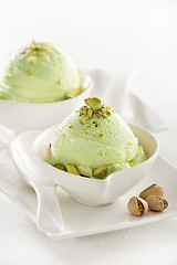 Image showing Pistachio ice cream