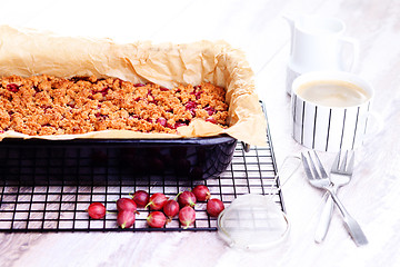 Image showing gooseberry cake