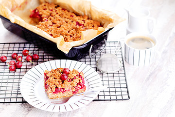 Image showing gooseberry cake