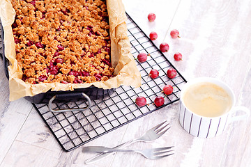 Image showing gooseberry cake