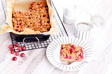 Image showing gooseberry cake