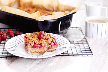 Image showing gooseberry cake