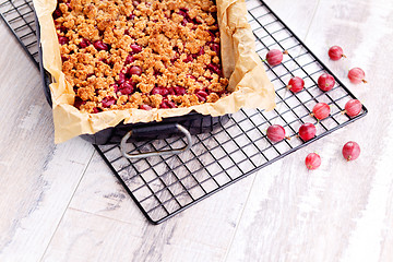 Image showing gooseberry cake