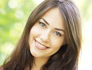 Image showing smiling woman