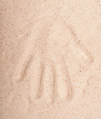 Image showing handprint