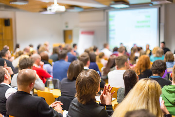 Image showing Workshop at university lecture hall.