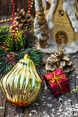 Image showing Christmas decorations