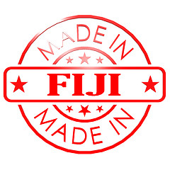 Image showing Made in Fiji red seal