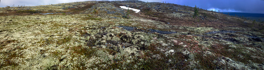 Image showing Mountain tundra panorama