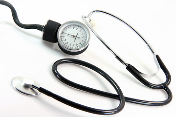 Image showing sphygmomanometer phonedoscope