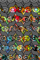 Image showing Abstract 3d background