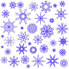 Image showing Snow Flakes 