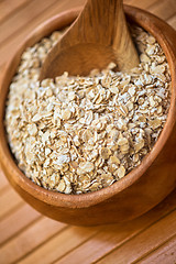 Image showing Oat flakes