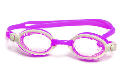 Image showing Wet goggles for swimming