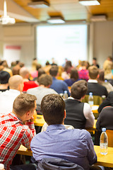 Image showing Workshop at university lecture hall.