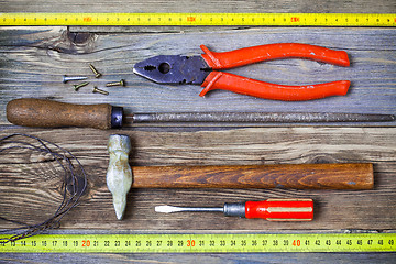 Image showing vintage tools