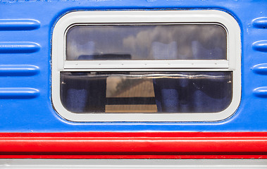 Image showing window of the passenger car