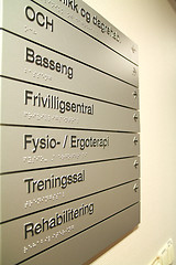 Image showing Hospital Sign