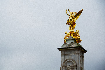 Image showing england  historic   marble and statue in old city of london 