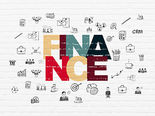 Image showing Finance concept: Finance on wall background