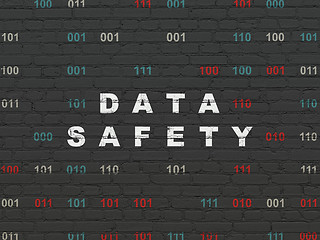 Image showing Information concept: Data Safety on wall background