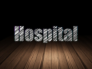 Image showing Medicine concept: Hospital in grunge dark room