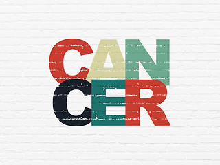 Image showing Medicine concept: Cancer on wall background