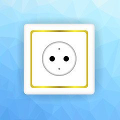 Image showing White Socket Icon