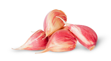 Image showing Pile garlic cloves