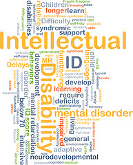 Image showing Intellectual disability ID background concept