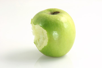 Image showing eaten apple